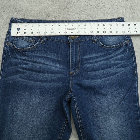 LEI Jeans Women's Fits 34x32.5 (No Tag) Mid-Rise Sophia Hipster Flare Stretch - Picture 16 of 16